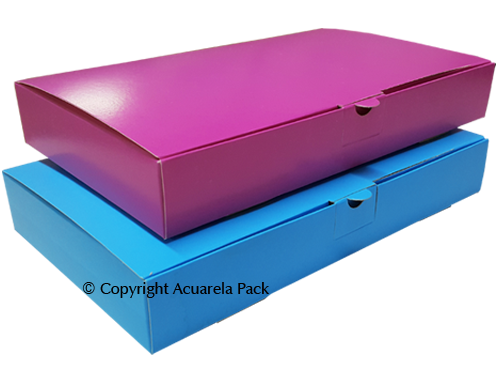 Cajas 6 Alfajores. Rosa y Celeste - COD.: 1800