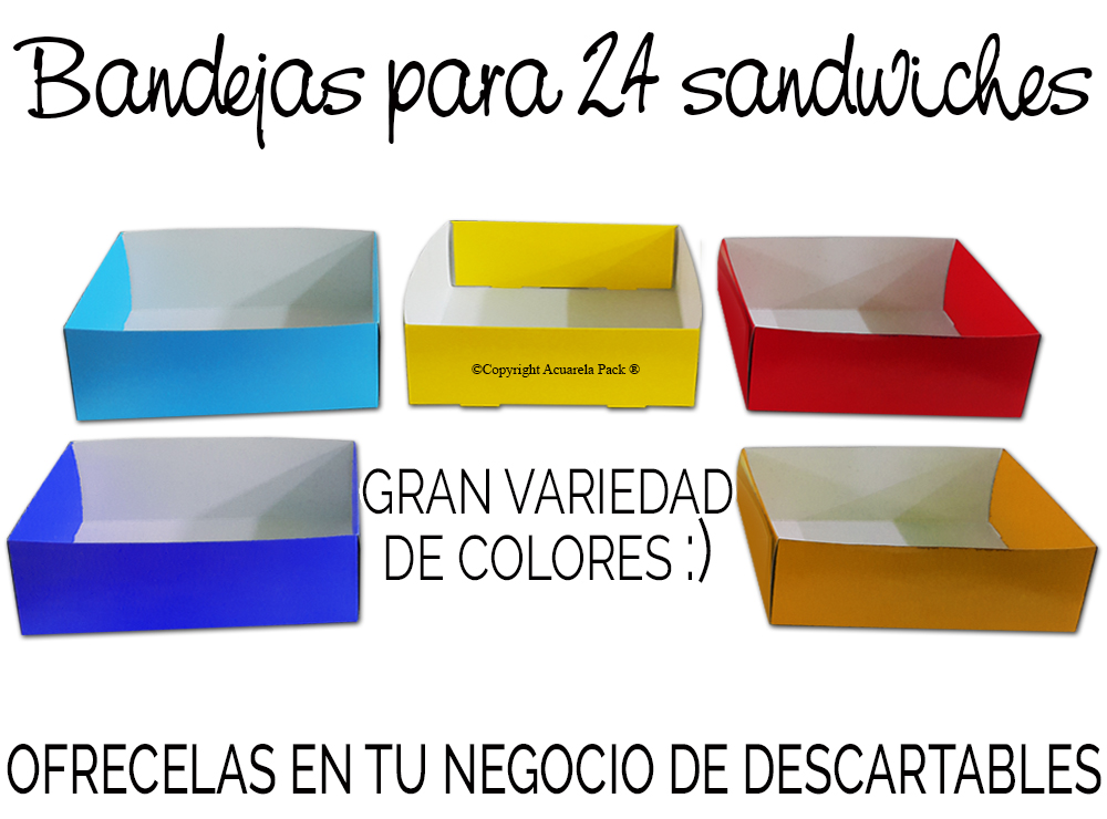 1750 Bandeja 24 sandwiches