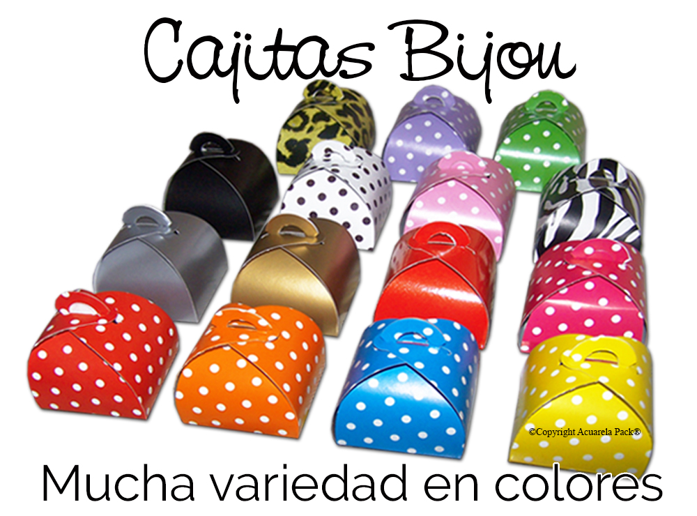 Cajitas Bijou: Tenemos muchos diseños y colores disponibles