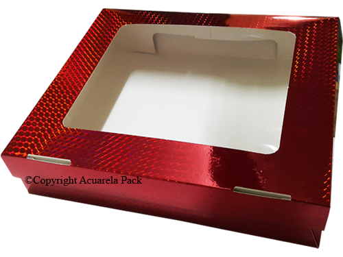Bombones grande. Rojo. Premium. - COD.: 134B