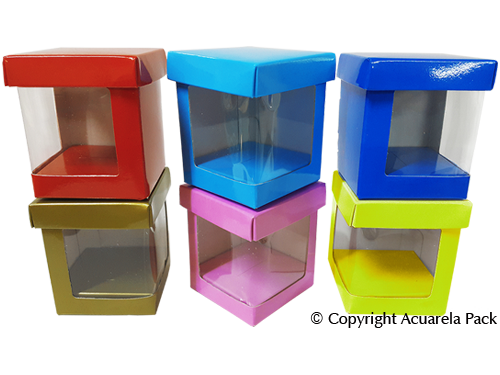 Caja Bombones, doble visor - COD.: 1890