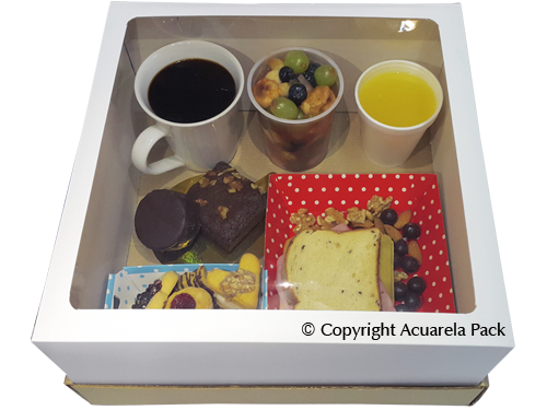 Caja Desayunos. 30 x 30 x 15 cm. - COD.: 1681
