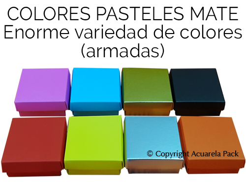 Estuches Joyería. Colores pastel-COD.: 2381/239B
