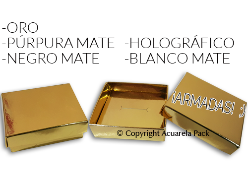 Estuches Joyería. Oro. Premium - COD.: 239B