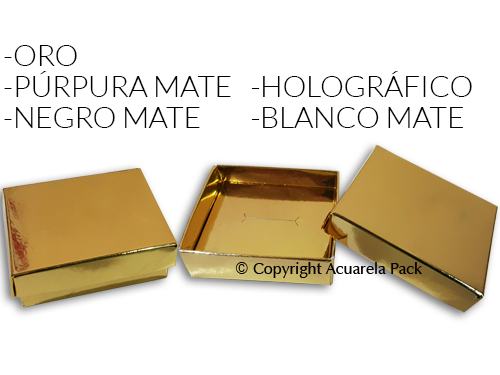 Estuche Joyería. Oro. - COD.: 239B