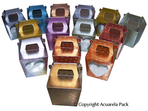 1 Cup Cake: Linea: oro y plata - COD.: 1200