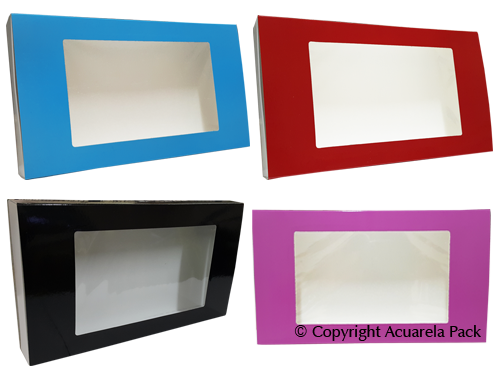 Estuches colores, c/visor. Grande.: 1871