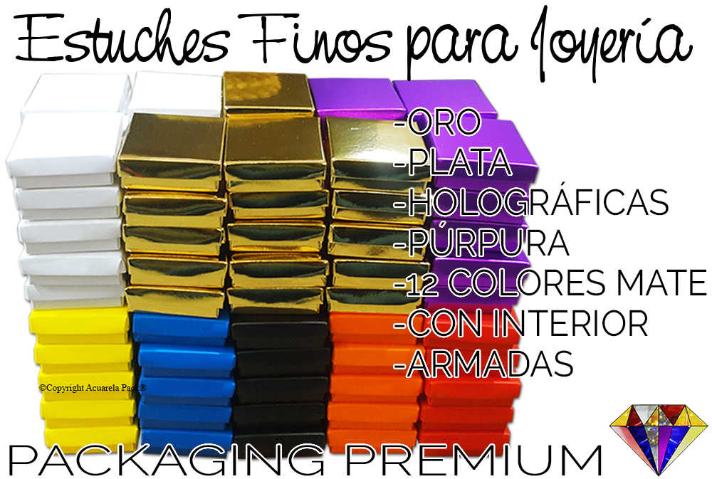 2381 Estuches Joyería. Un producto fino y delicado. (ARMADOS)