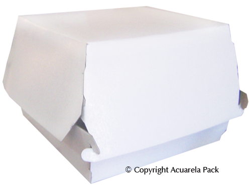 Hamburguesa, color blanco - COD.: 1150