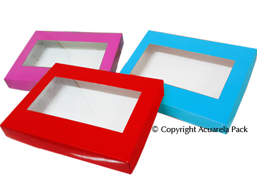 Cajas Macarrones. Colores lisos - COD.: 2270