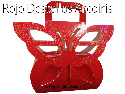 Cajita Mariposa Regalitos. Holográf. - COD.: 1930