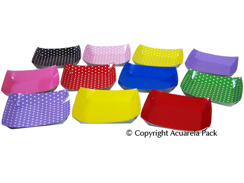 Platos rectang. plastificados - COD.: 1700