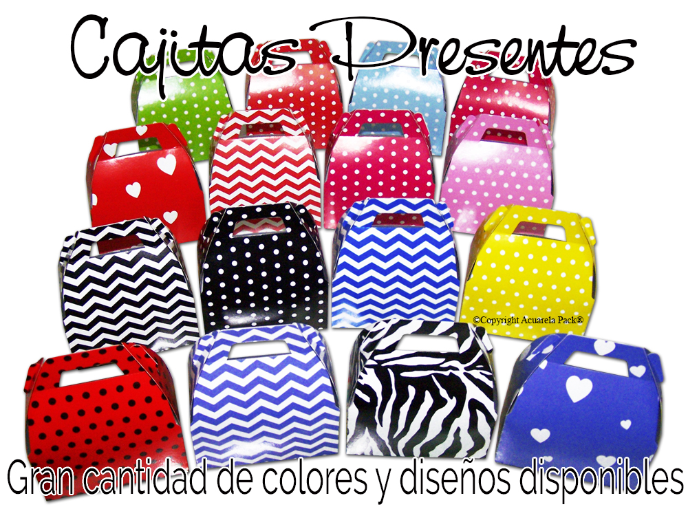 2372 Cajitas Presentes. Para regalitos, souvenirs y mucho más!