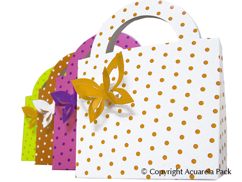 Canastita Pic Nic, lunares - COD.: 2378