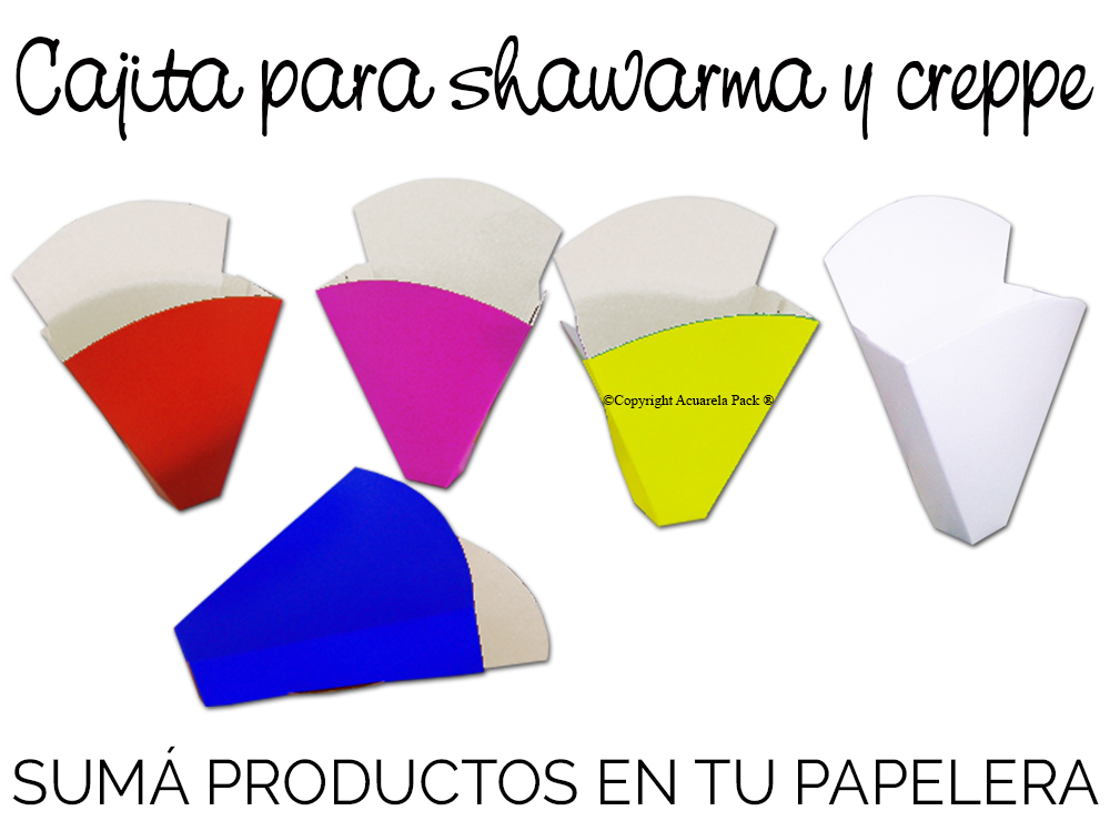 1730 Pack para shawarma, crepes y wrap. En colores y en blanco