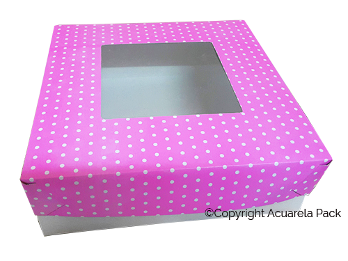 Tortera apilable 27x27x10,5 cm.+visor-COD.:1670