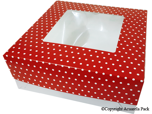 Tortera apilable 30 x 30 x 10 cm.+visor-COD.:1680