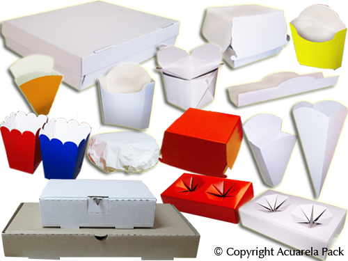Varios productos para Fast Food